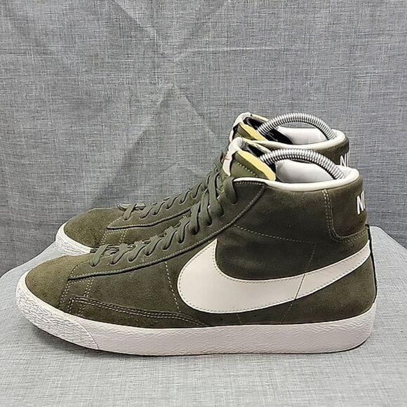 Nike Blazer Mid Premium 2016 429988-303 Green Olive Suede Sneaker Men\'s SZ 12 main image 5